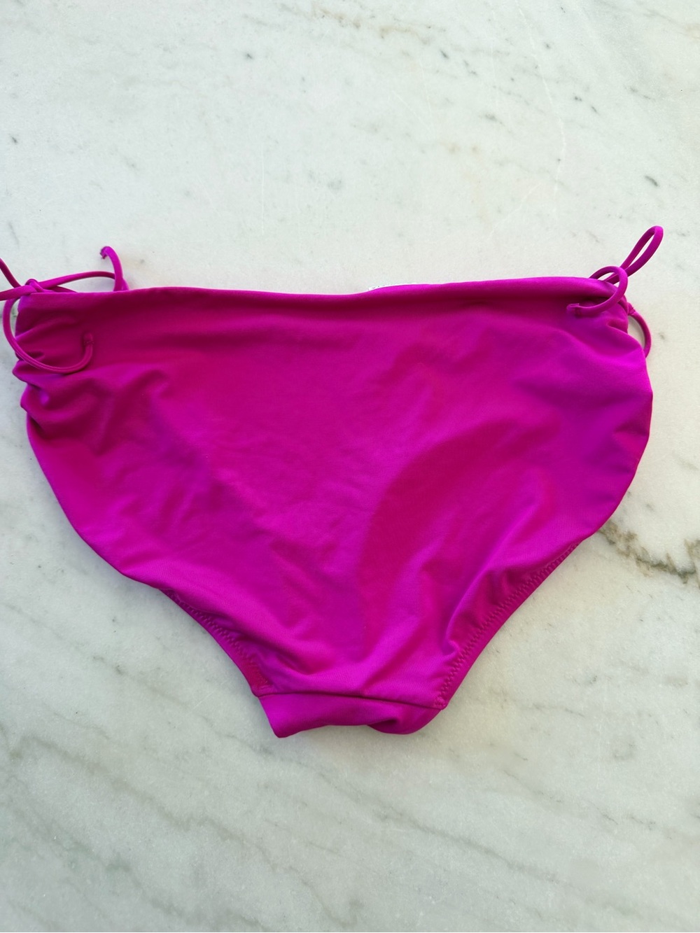 Athleta Hot Pink Bikini Bottoms with Side Ties - Picture 4 of 6